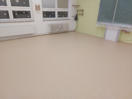 Pokládka PVC Ambient (realizace Vysoké Mýto)