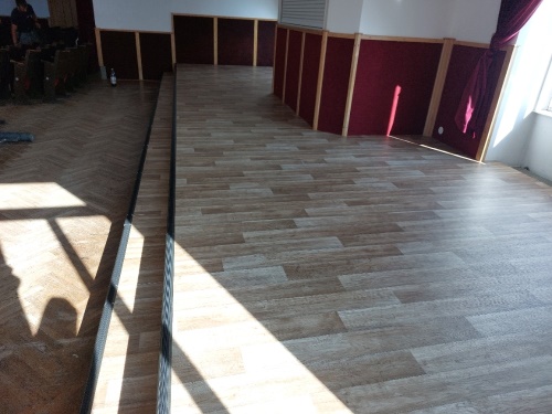 Pokládka PVC Ambient (realizace Choceň)