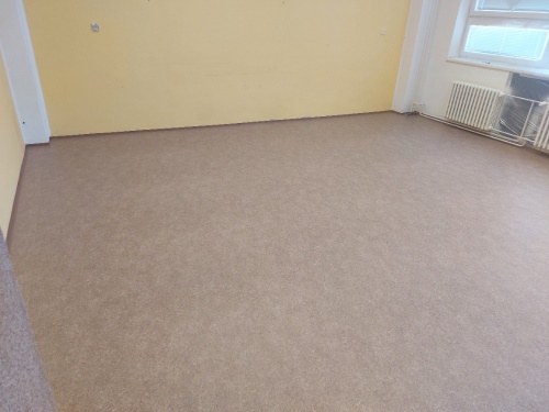 Pokládka PVC Ambient (realizace Vysoké Mýto)