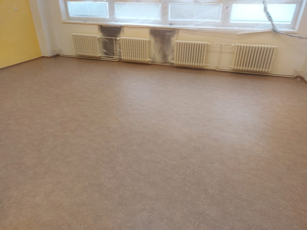 Pokládka PVC Ambient (realizace Vysoké Mýto)